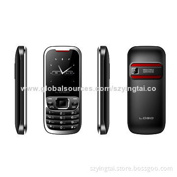 1.8-inch Cheapest Dual SIM Mobile Phones with CE Mark, Sized 101.5 x 44 x 14.5mm